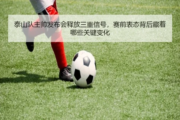 泰山队主帅发布会释放三重信号，赛前表态背后藏着哪些关键变化 - yuntiyu
